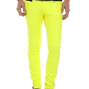 Lip Service Neon Yellow Pants size 34